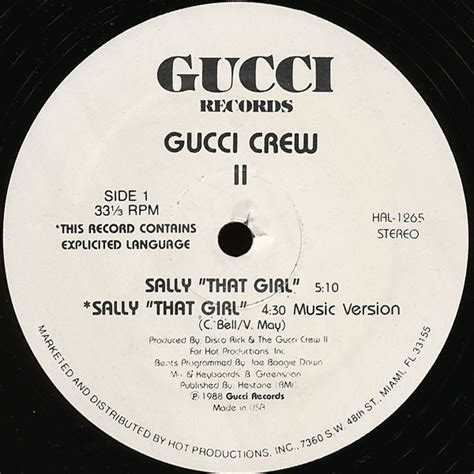 gucci crew sally|sally that girl.